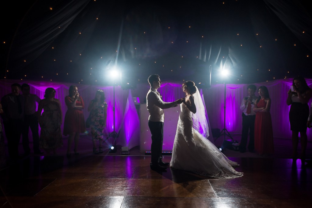 Marquee first dance